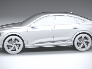 Audi SQ8 E-Tron Sportback 2024 3Dモデル