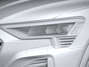 Audi SQ8 E-Tron Sportback 2024 3Dモデル
