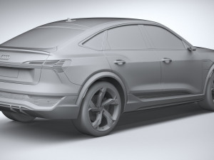 Audi SQ8 E-Tron Sportback 2024 3Dモデル
