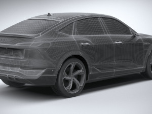 Audi SQ8 E-Tron Sportback 2024 3Dモデル