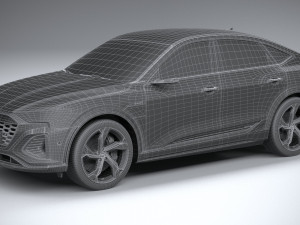 Audi SQ8 E-Tron Sportback 2024 3Dモデル