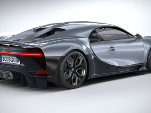 Bugatti Chiron Profilee 2022 3Dモデル