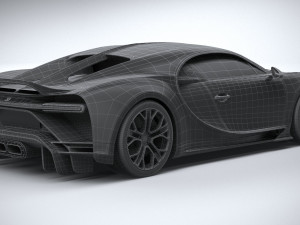 Bugatti Chiron Profilee 2022 3Dモデル