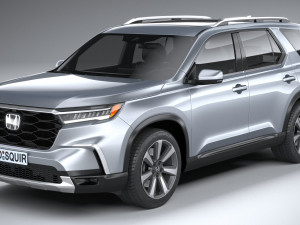 Honda Pilot 2023 3D Model