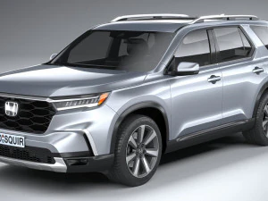 Honda Pilot 2023 3D Model