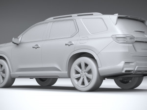 Honda Pilot 2023 3D Model
