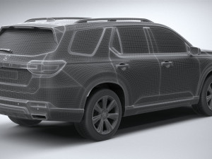 Honda Pilot 2023 3D Model