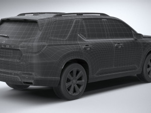 Honda Pilot 2023 3D Model