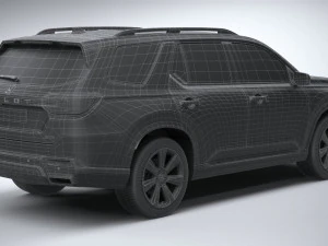 Honda Pilot 2023 3D Model