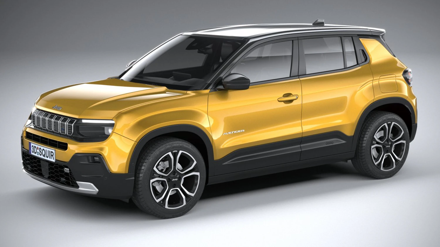 Jeep Avenger 2024 3D Model .c4d .max .obj .3ds .fbx .stl .blend 