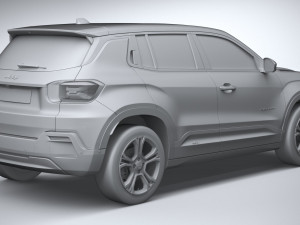 Jeep Avenger 2024 Modèle 3D