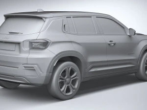 Jeep Avenger 2024 3D Model