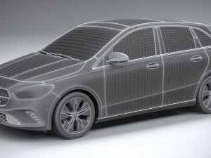 Mercedes-Benz B-Class 2023 3D Model