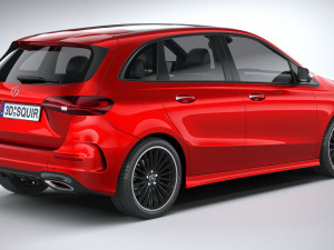 Mercedes-Benz B-Class AMG 2023 3D Модель