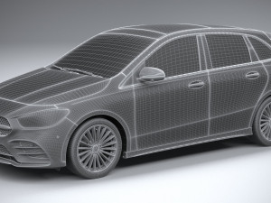 Mercedes-Benz B-Class AMG 2023 3D Модель