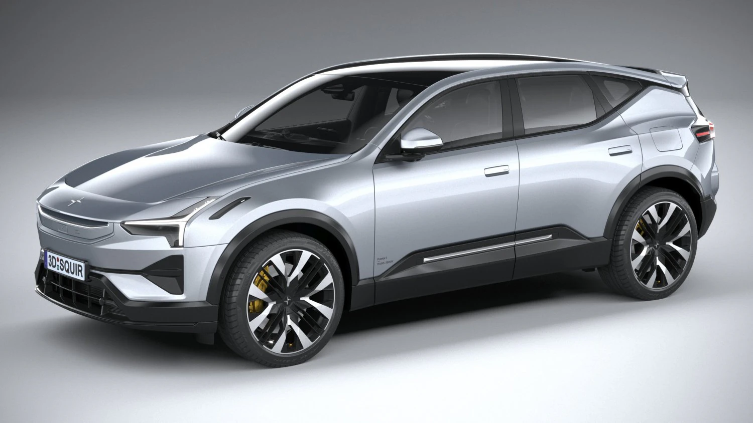 Polestar 3 2024 3D Model .c4d .max .obj .3ds .fbx .stl .blend 