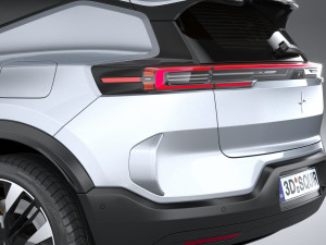 Polestar 3 2024 3D Model