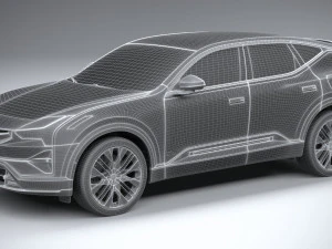 Polestar 3 2024 3D Model
