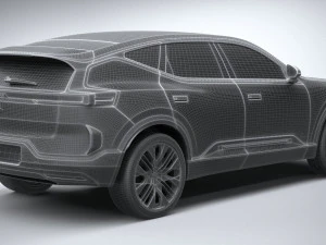 Polestar 3 2024 3D Model
