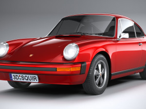 Porsche 911 930 1974 3D Model