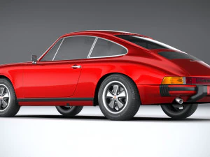 Porsche 911 930 1974 3D Model