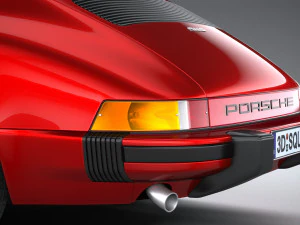 Porsche 911 930 1974 3D Model