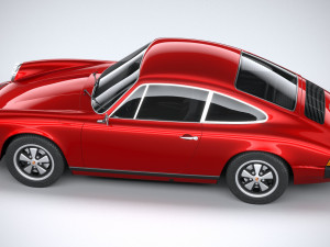 Porsche 911 930 1974 3D Model