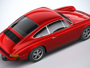 Porsche 911 930 1974 3D Model