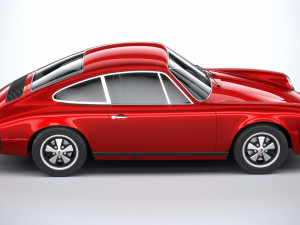 Porsche 911 930 1974 3D Model