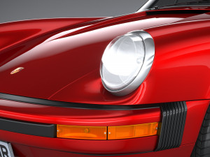 Porsche 911 930 1974 3D Model