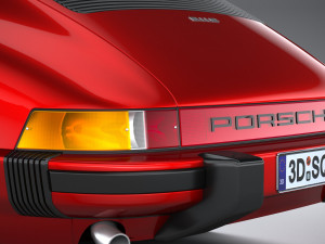 Porsche 911 930 1974 3D Model