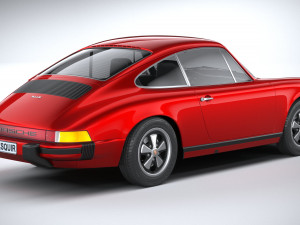 Porsche 911 930 1974 3D Model