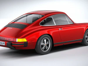 Porsche 911 930 1974 3D Model