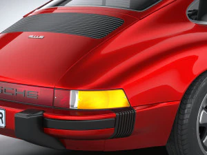 Porsche 911 930 1974 3D Model