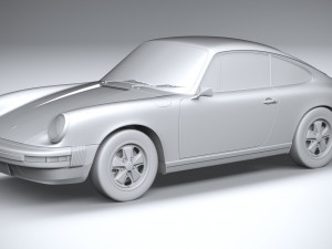 Porsche 911 930 1974 3D Model