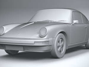 Porsche 911 930 1974 3D Model