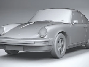 Porsche 911 930 1974 3D Model