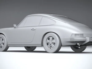 Porsche 911 930 1974 3D Model