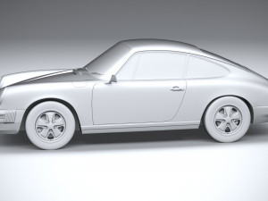 Porsche 911 930 1974 3D Model