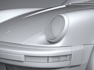 Porsche 911 930 1974 3D Model