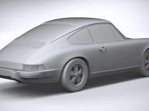 Porsche 911 930 1974 3D Model