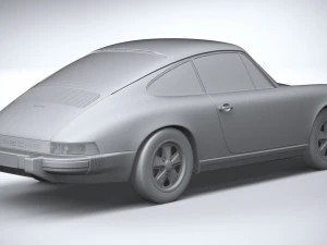 Porsche 911 930 1974 3D Model