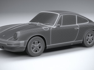 Porsche 911 930 1974 3D Model