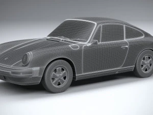 Porsche 911 930 1974 3D Model