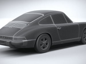 Porsche 911 930 1974 3D Model