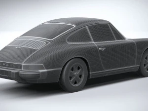 Porsche 911 930 1974 3D Model