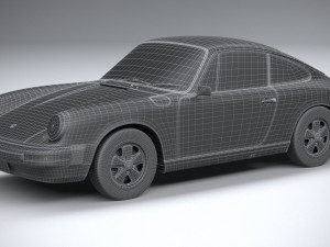 Porsche 911 930 1974 3D Model