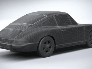 Porsche 911 930 1974 3D Model