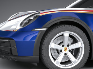 Porsche 911 Dakar 2023 3D मॉडल