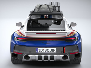 Porsche 911 Dakar 2023 3D मॉडल